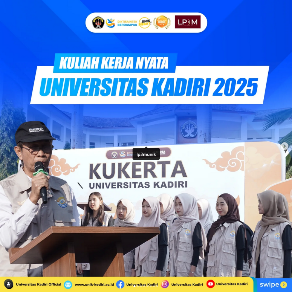 Pelepasan Mahasiswa KUKERTA Universitas Kadiri Tahun 2025