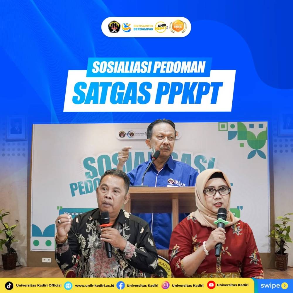 Universitas Kadiri Gelar Sosialisasi Pedoman Satgas PPKPT untuk Ciptakan Kampus Aman dan Bebas Kekerasan