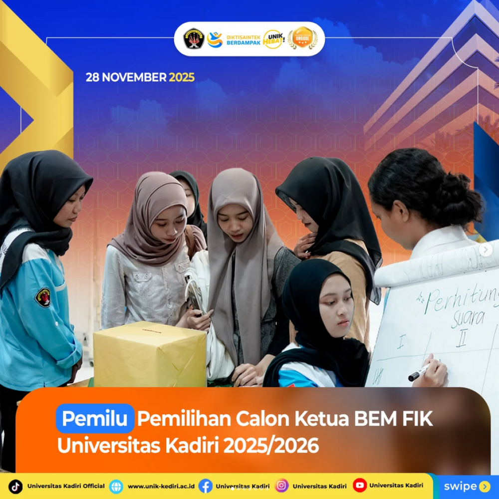 Pemilu Ketua BEM Fakultas Ilmu Kesehatan Universitas Kadiri Periode 2025/2026: Wujud Kematangan Berdemokrasi Mahasiswa