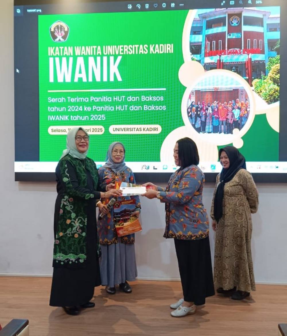 Serah Terima Panitia HUT dan Bakti Sosial IWANIK Tahun 2024 ke Panitia Tahun 2025