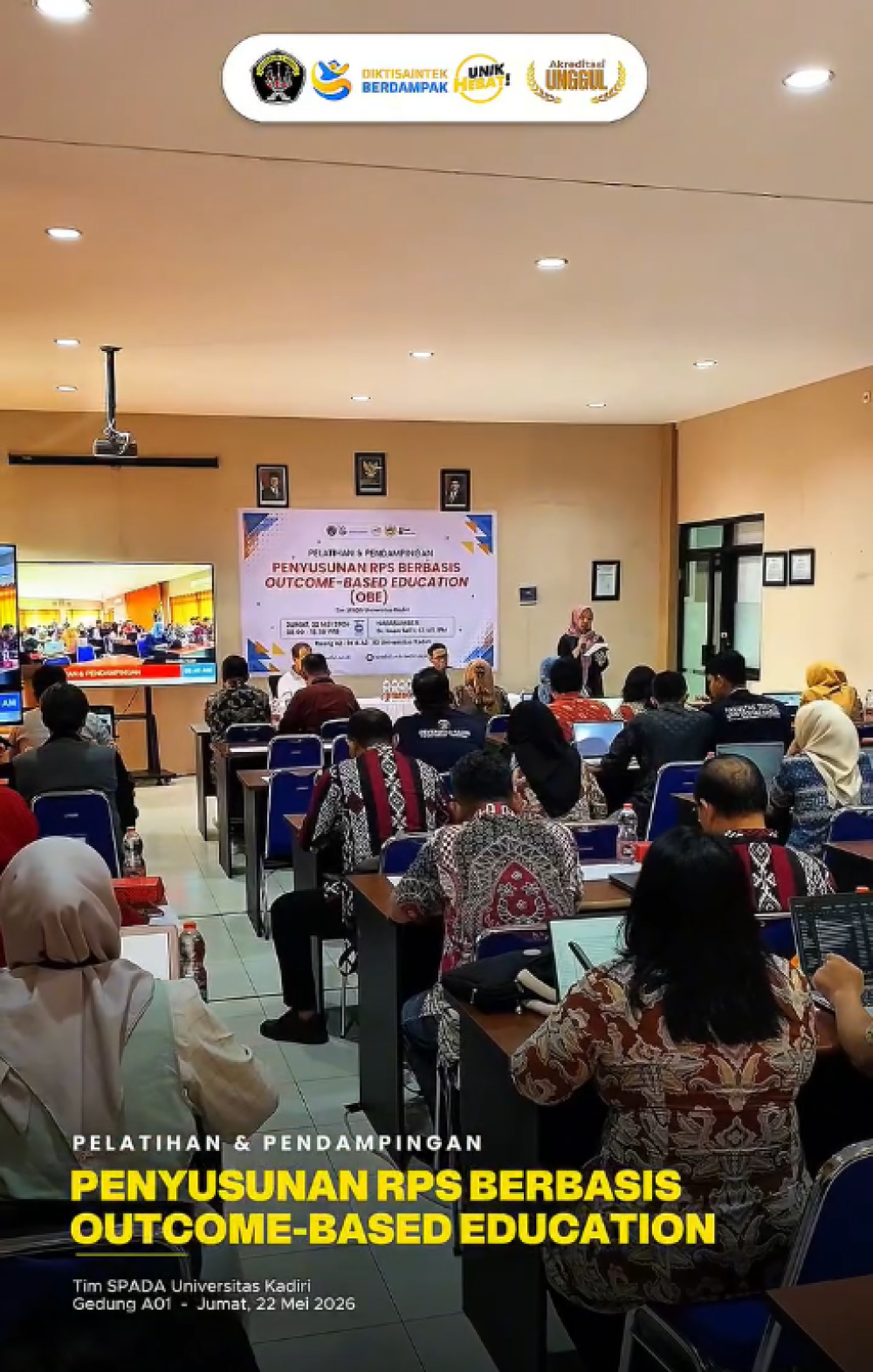 Universitas Kadiri Gelar Pelatihan dan Pendampingan Penyusunan RPS Berbasis Outcome-Based Education (OBE)
