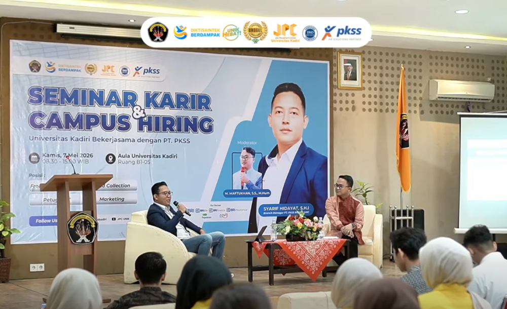 Universitas Kadiri Gelar Seminar Karier dan Campus Hiring Bersama PT PKSS