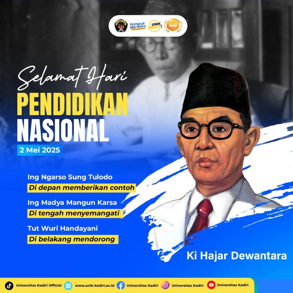 Selamat Hari Pendidikan Nasional 2 Mei 2025 Universitas Kadiri