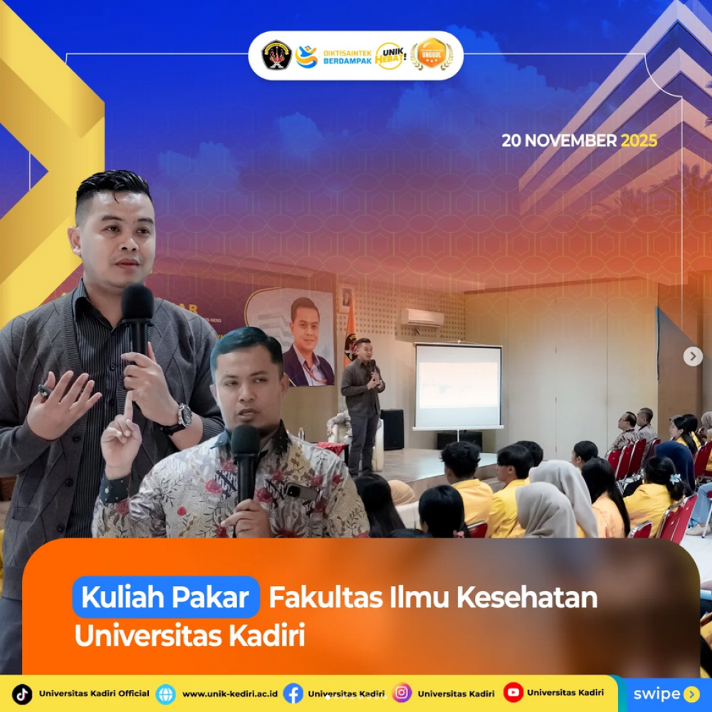 Kuliah Pakar Fakultas Ilmu Kesehatan Universitas Kadiri Strategi Home Care pada Pasien Penyakit Kronis dengan Pendekatan Holistik dan Multidisipliner