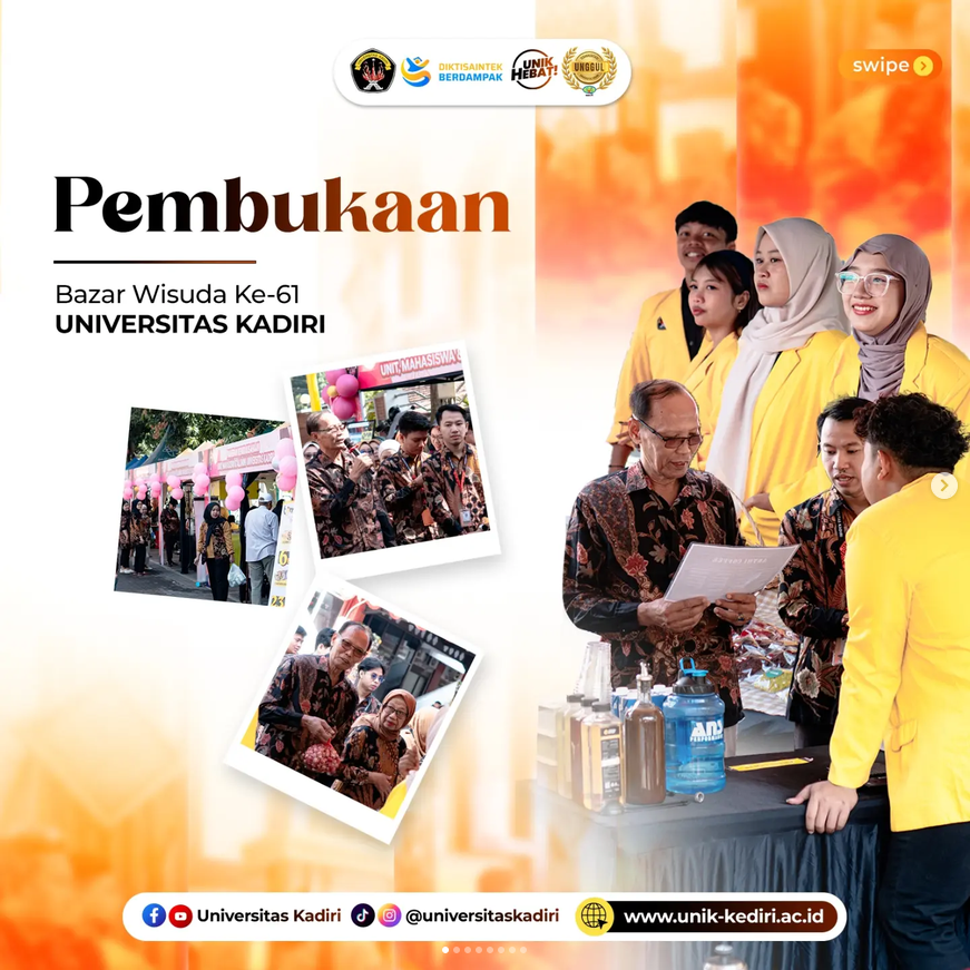 Universitas Kadiri Buka Bazar Wisuda ke-61 dan Pameran Kewirausahaan Mahasiswa serta Alumni