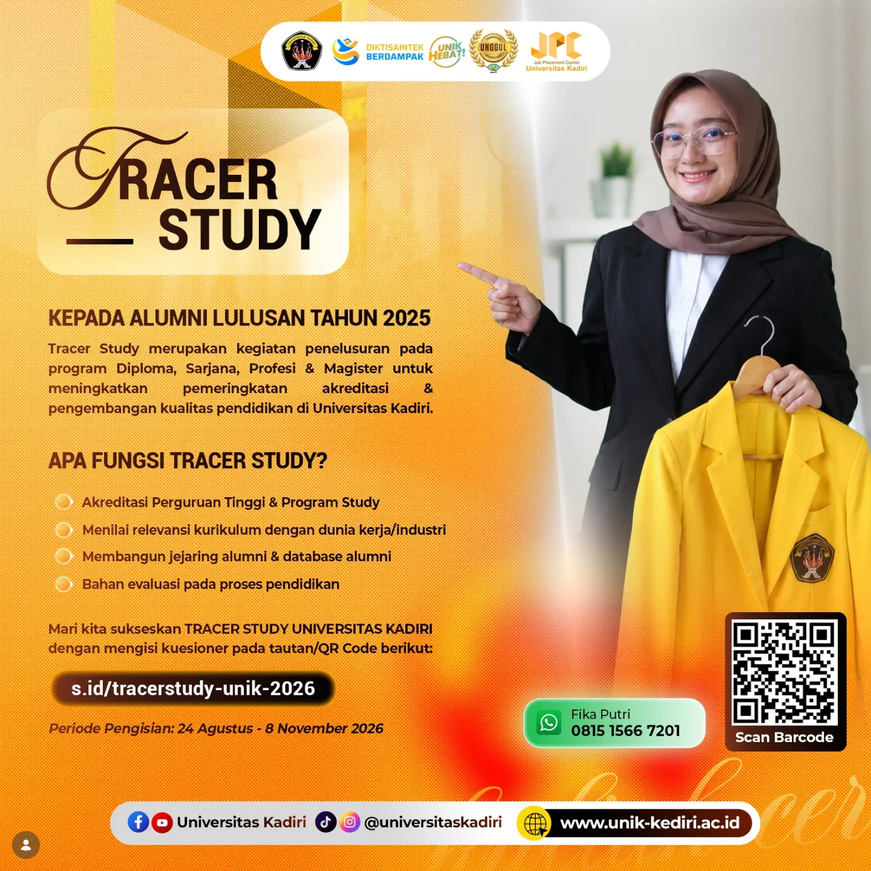 Universitas Kadiri Ajak Alumni Lulusan 2025 Berpartisipasi dalam Tracer Study 2026