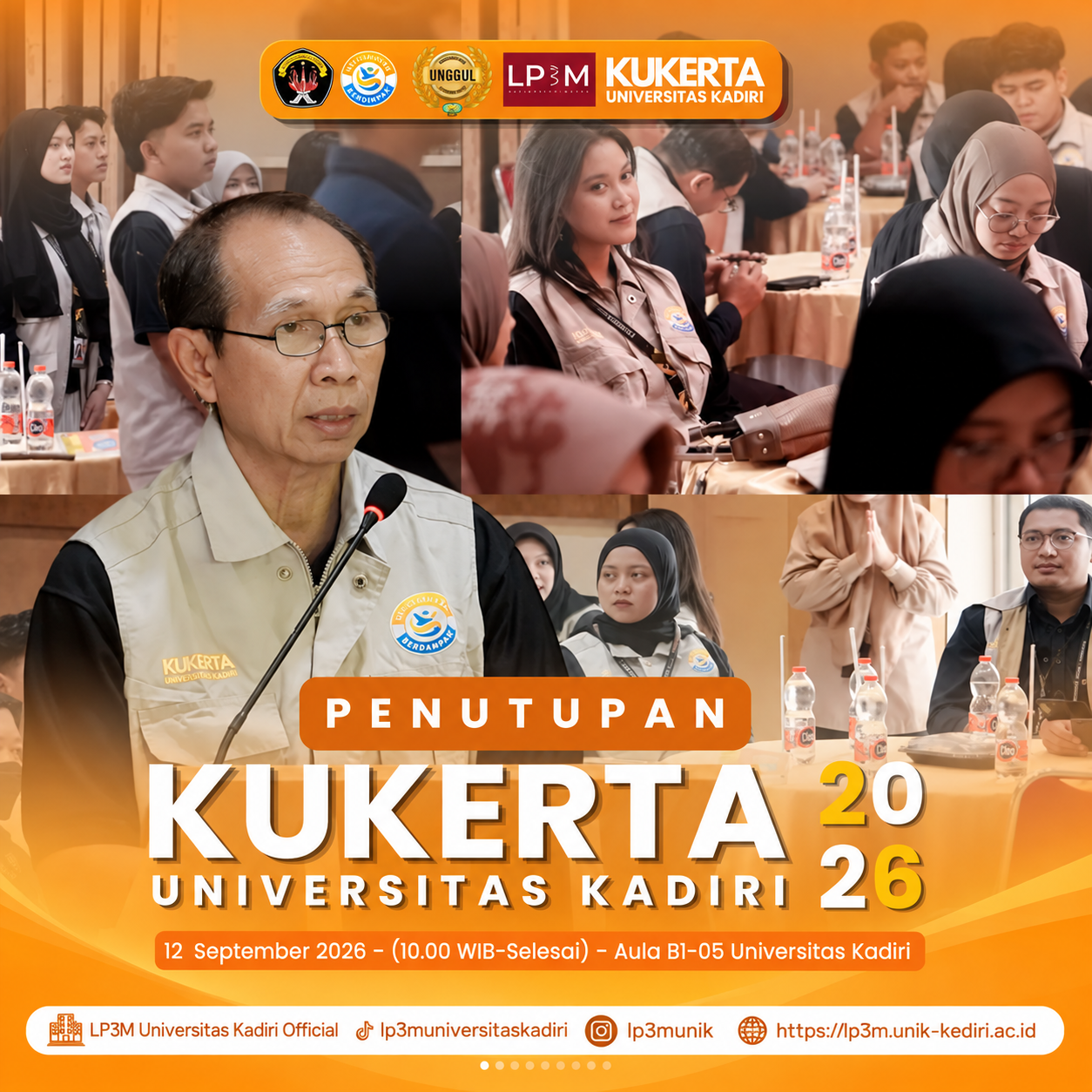 Universitas Kadiri Resmi Tutup KUKERTA 2026, Teguhkan Semangat Cinta Desa dan Pengabdian Berkelanjutan 